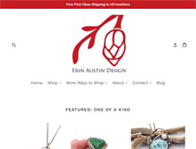 Tablet Screenshot of erinaustindesign.com